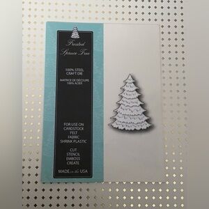 Memory Box Frosted Spruce Tree Die
